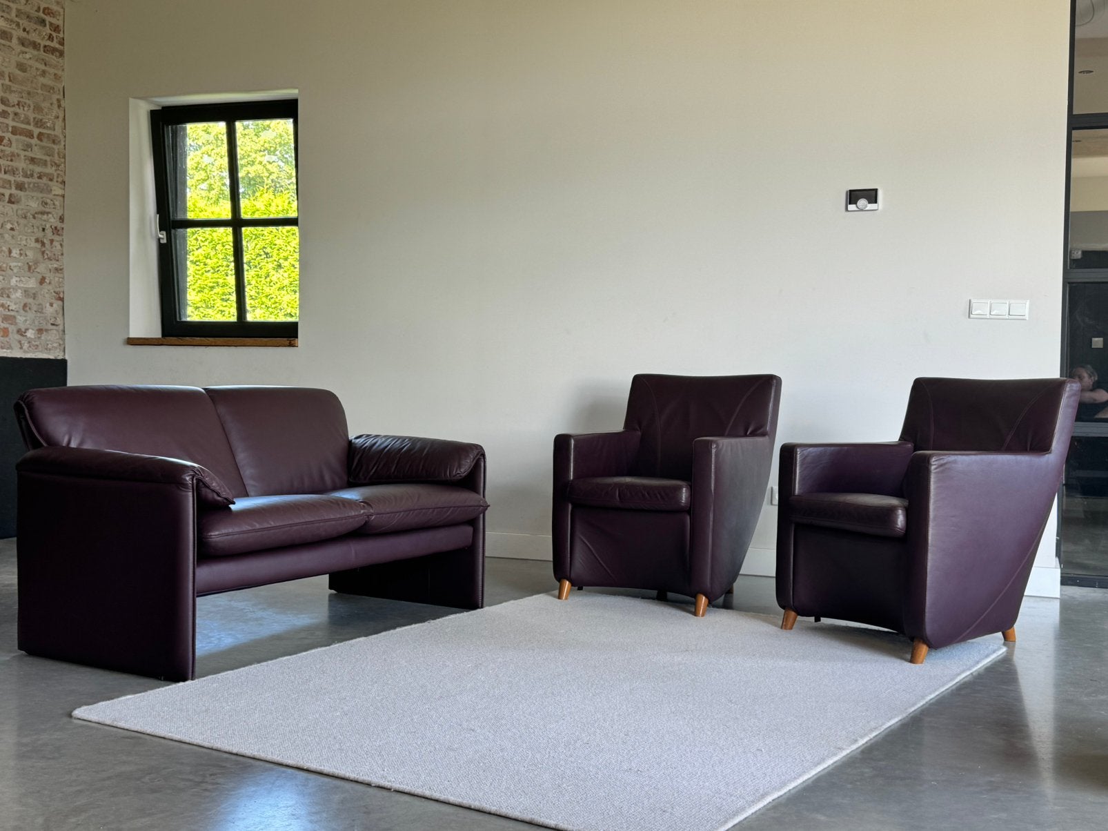 Prachtig Leolux Bora Boro set: 2-zits bank en 2 fauteuils