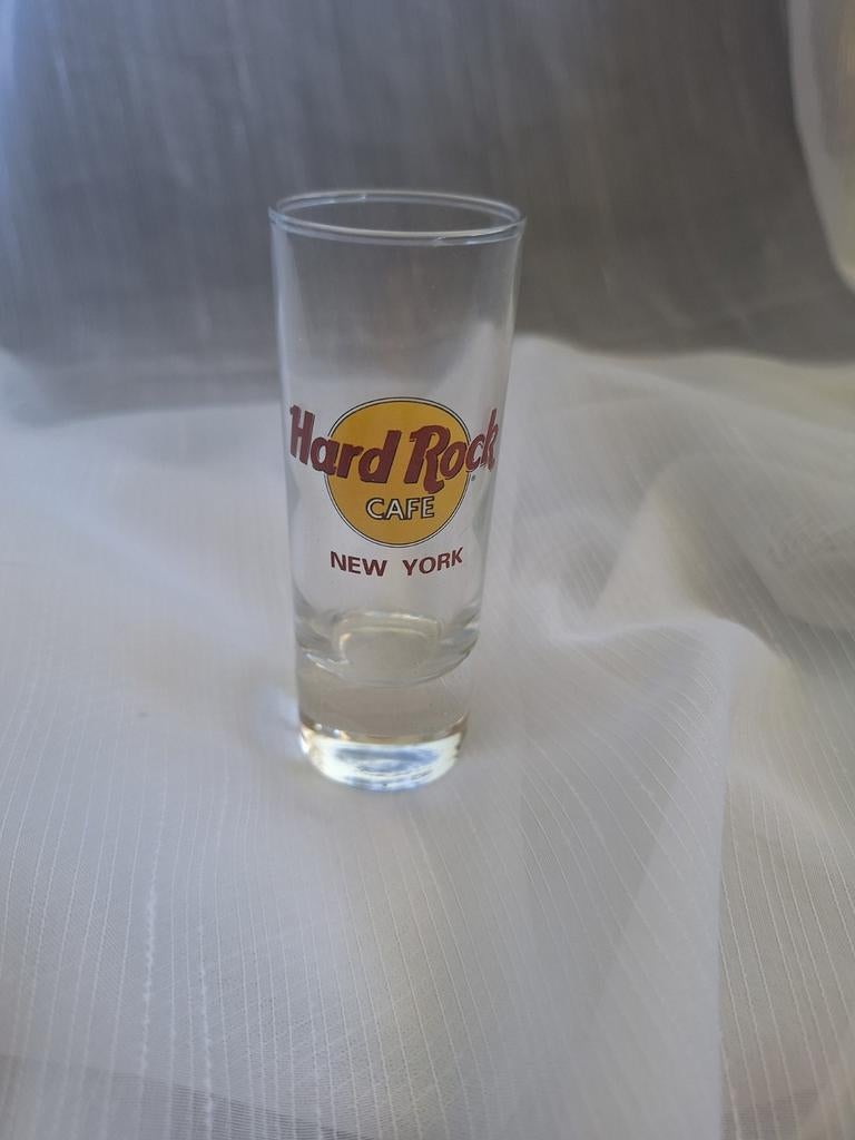 HARD ROCK CAFE New York glaasje, Ophalen of Verzenden, Zo goed als nieuw, Gebruiksvoorwerp