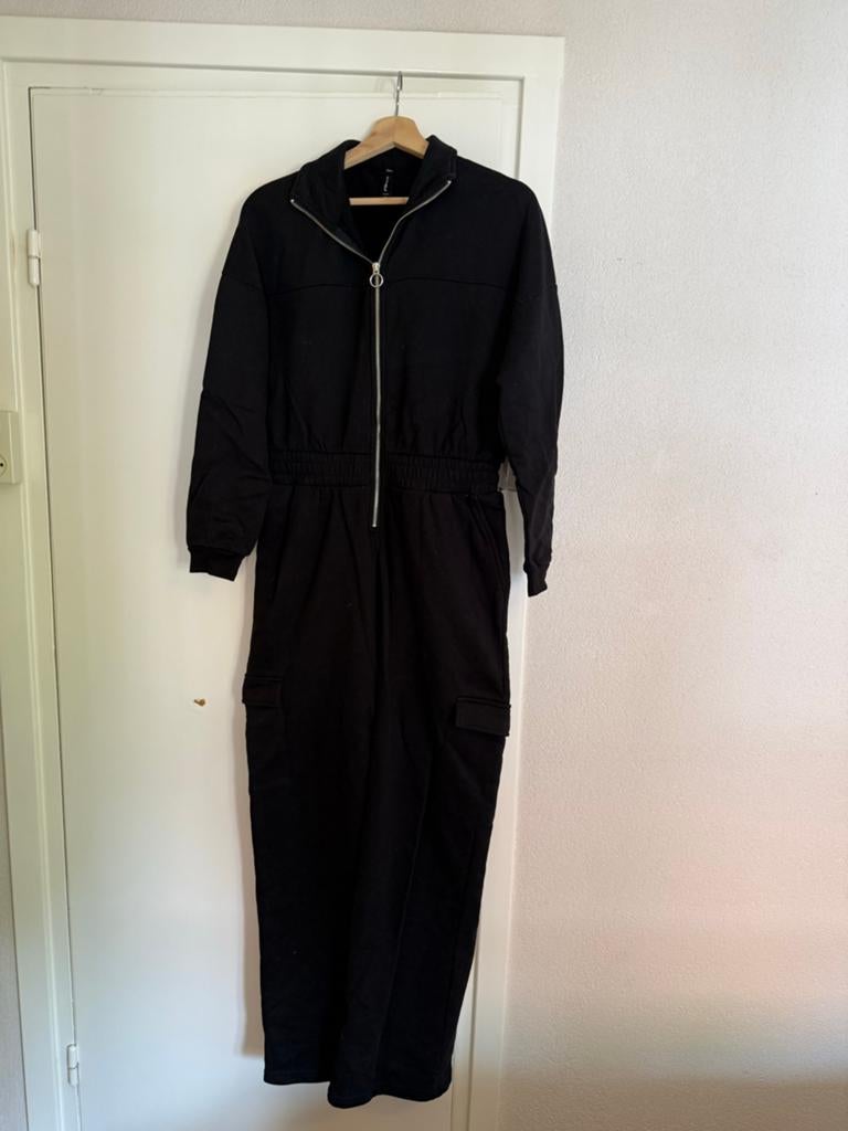 Zwarte New Yorker Overal Jumpsuit Maat M, Kleding | Dames, Ophalen of Verzenden, Zo goed als nieuw, Maat 38/40 (M), Zwart