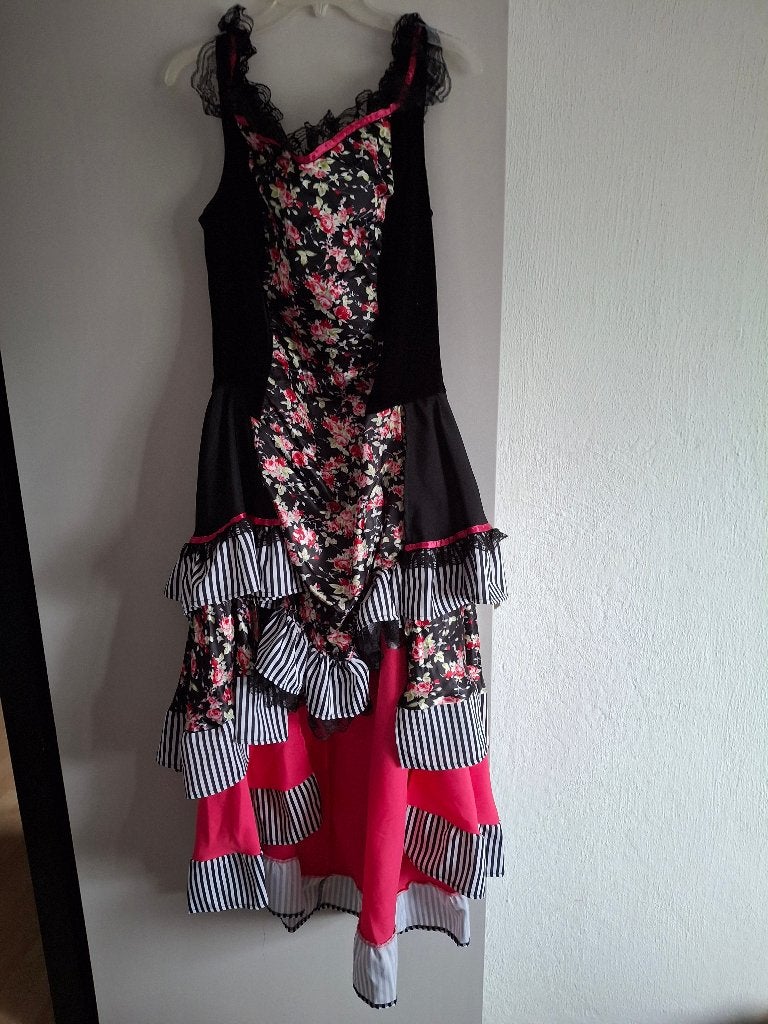 Western jurk, Kleding | Dames, Carnavalskleding en Feestkleding, Zo goed als nieuw, Kleding, Carnaval, Maat 42/44 (L), Ophalen of Verzenden
