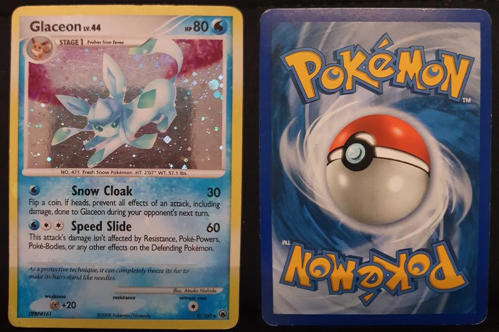 Glaceon Lv.44 (MD 5) Majestic Dawn - Singles, Ophalen of Verzenden