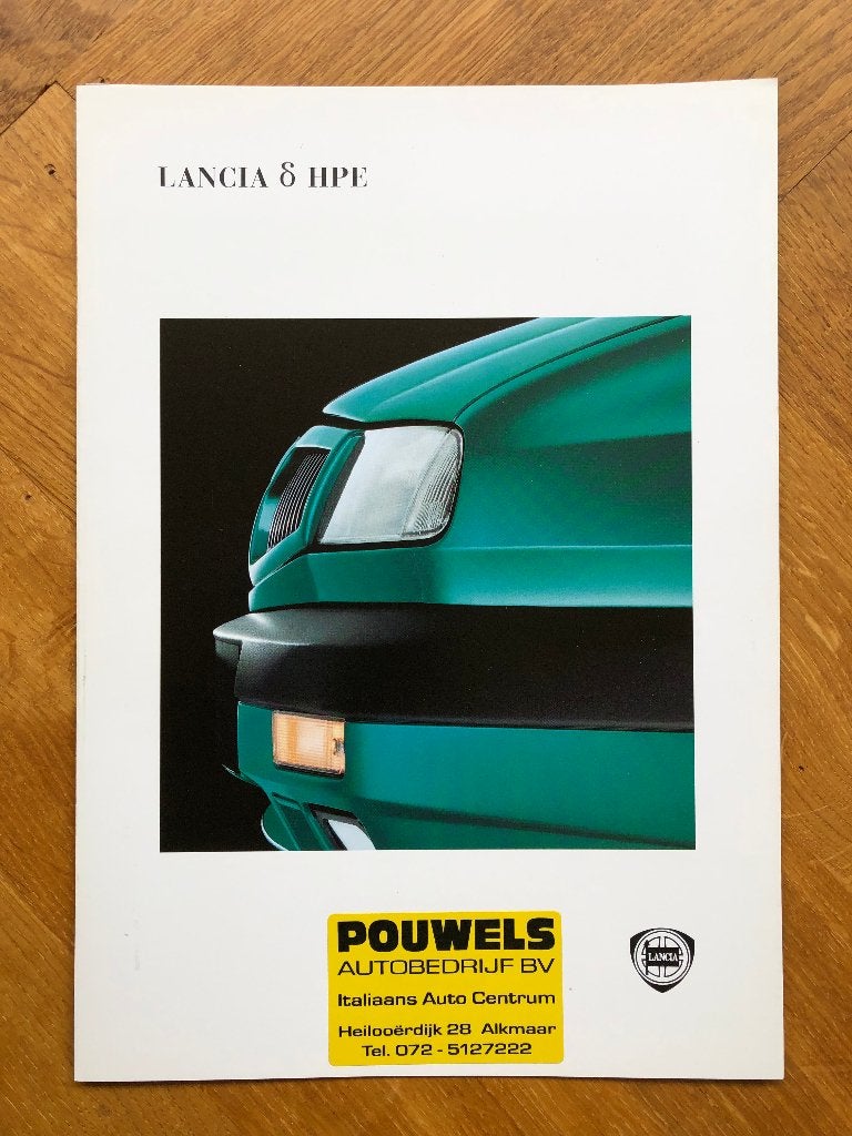 Lancia Delta HPE folder 1996, Nieuw, Ophalen of Verzenden, Overige merken, Lancia