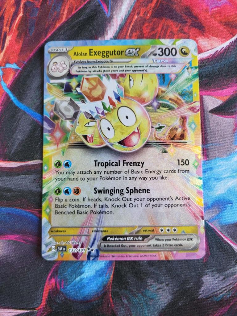 Alolan Exeggutor EX - Surging Sparks #133/191, Ophalen of Verzenden, Zo goed als nieuw