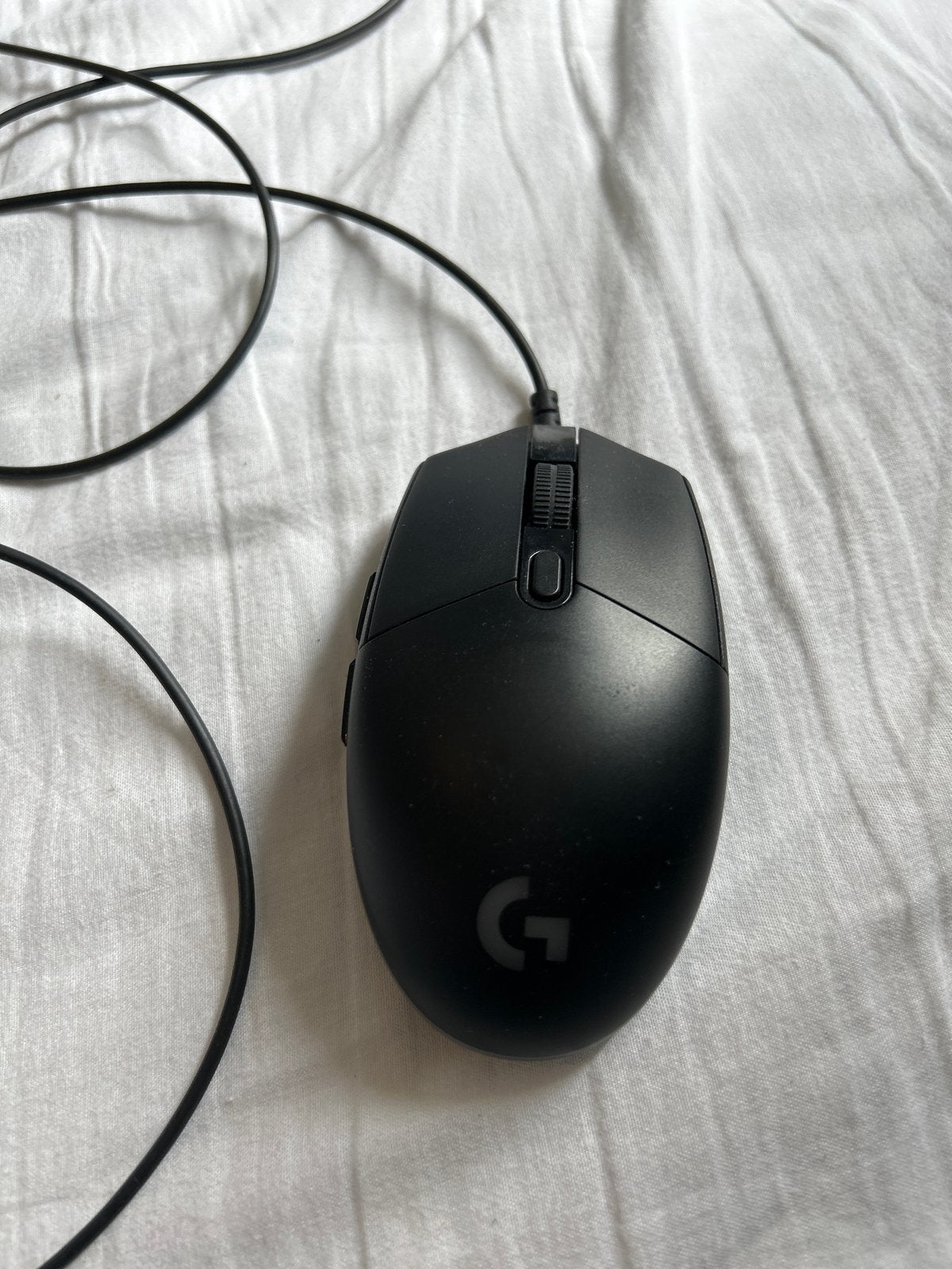 Logitech G203 LIGHTSYNC Gaming Muis Zwart - Bedraad, Computers en Software, Muizen, Zo goed als nieuw, Muis, Rechtshandig, Bedraad