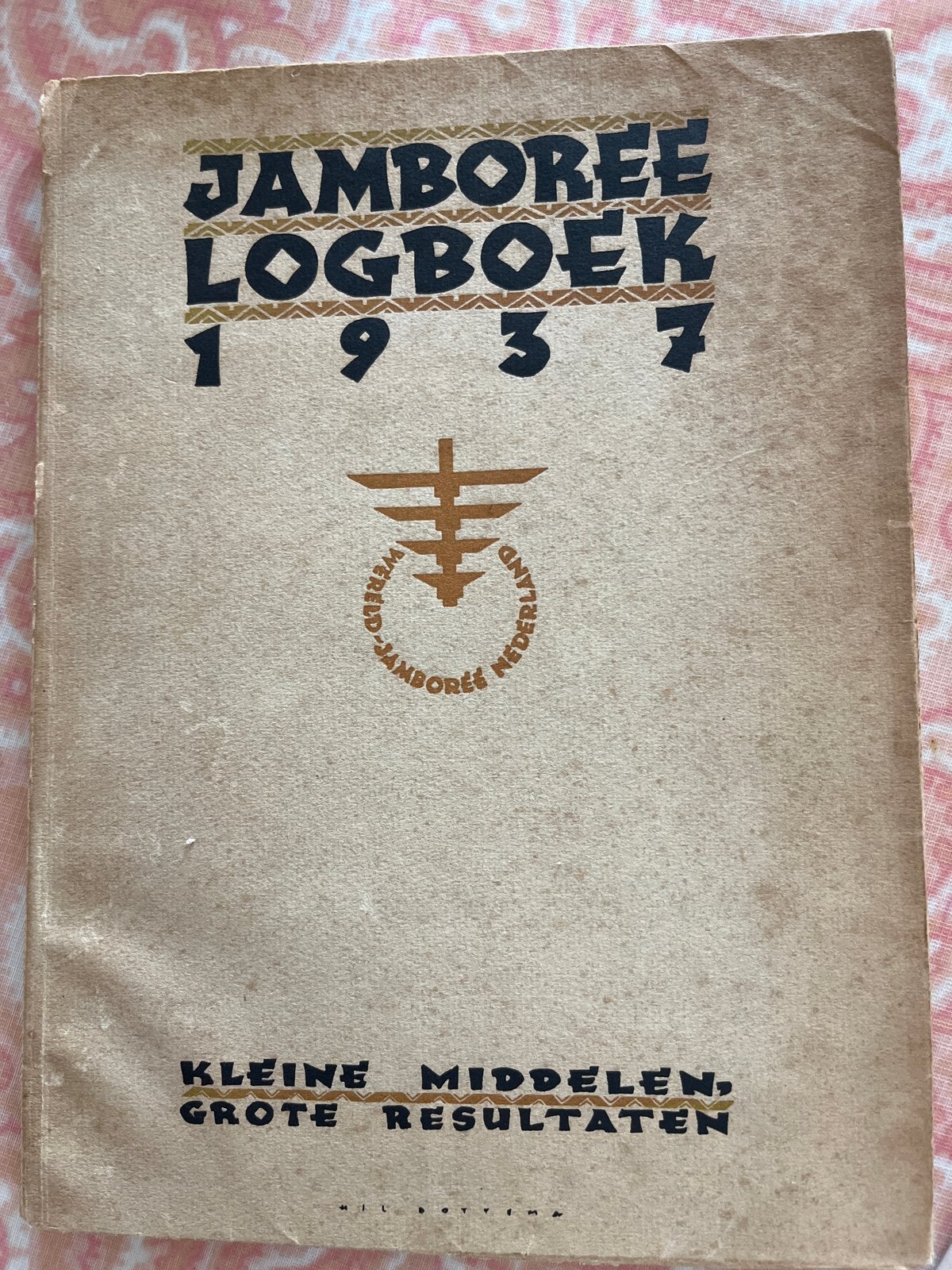 Jamboree Logboek 1937 - Wereld Jamboree Nederland, Ophalen of Verzenden, Gelezen