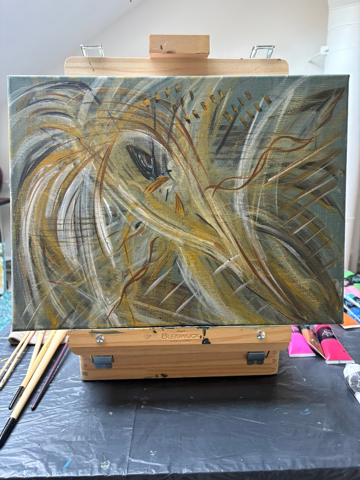 Zelfgemaakt kunstwerk, Ophalen
