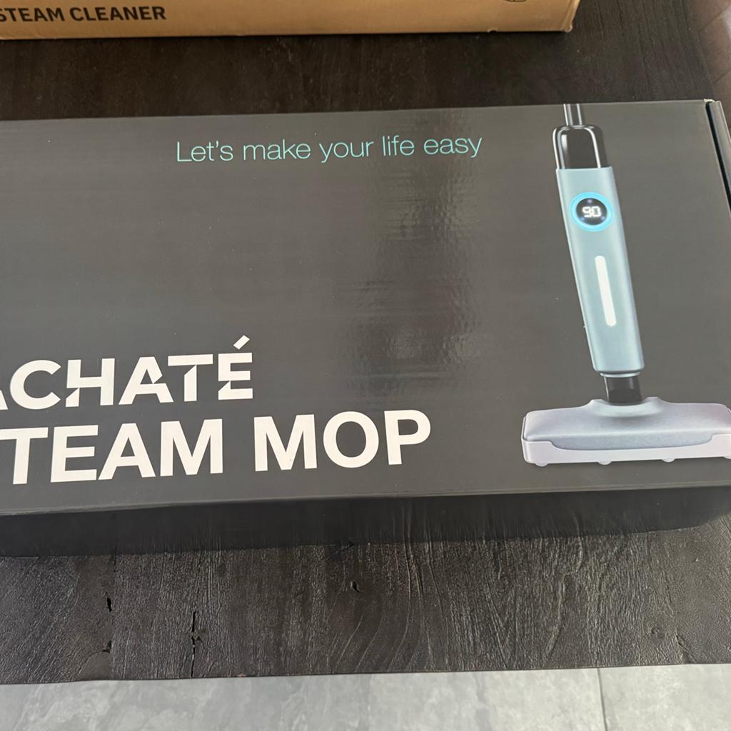 Achate Steam Mop - Stoomreiniger voor een schoon huis, Overige merken, Nieuw, Ophalen of Verzenden, Stoomreiniger