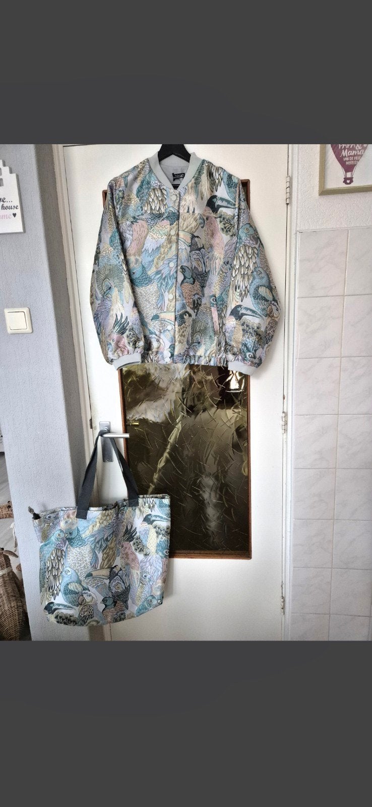 NIEUW😊bomberjas met bijpassende grote tas, Norah, Ophalen of Verzenden, Nieuw, Maat 38/40 (M)