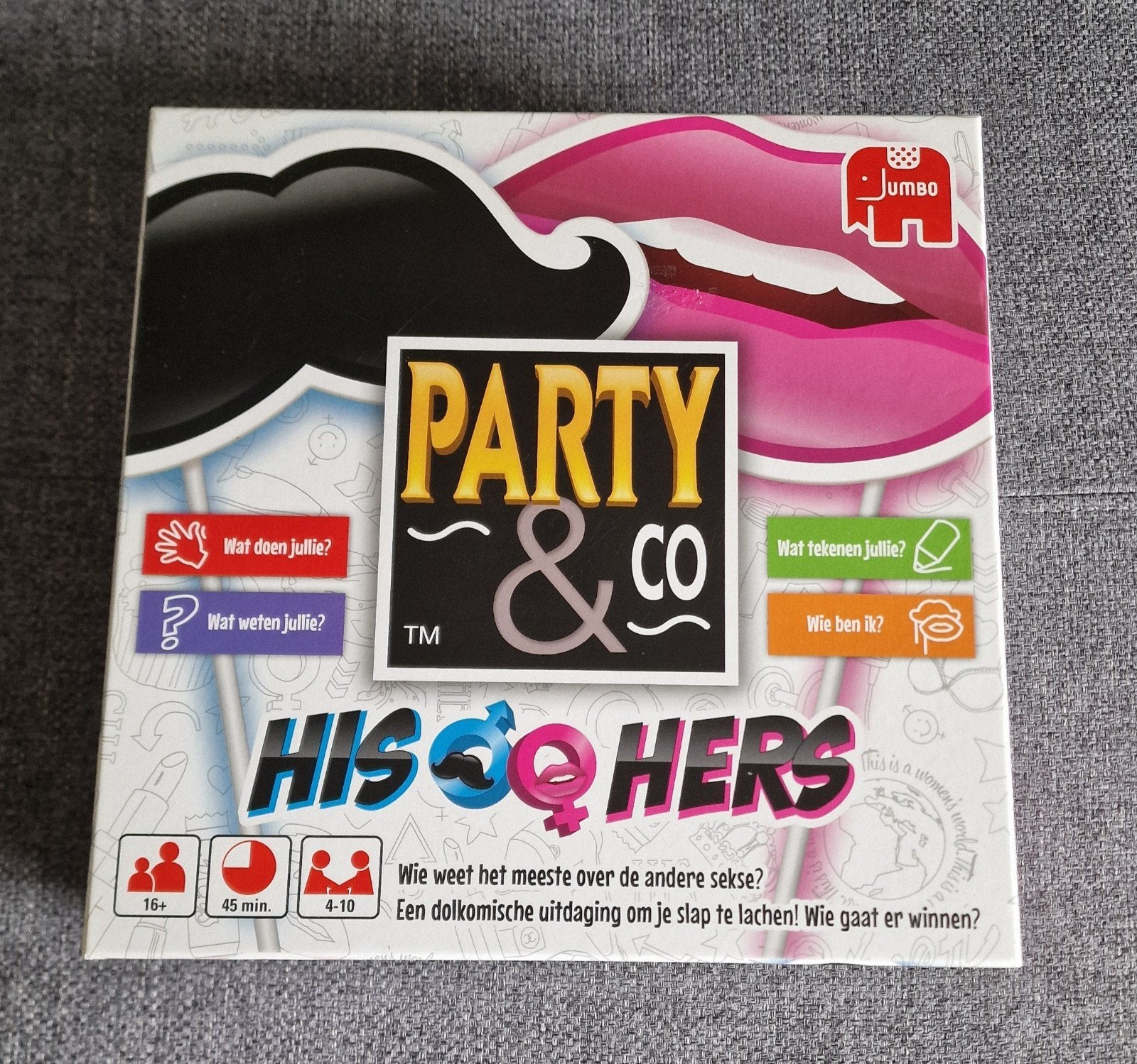Party & Co His & Hers Gezelschapsspel, Hobby en Vrije tijd, Gezelschapsspellen | Bordspellen, Vijf spelers of meer, Ophalen of Verzenden