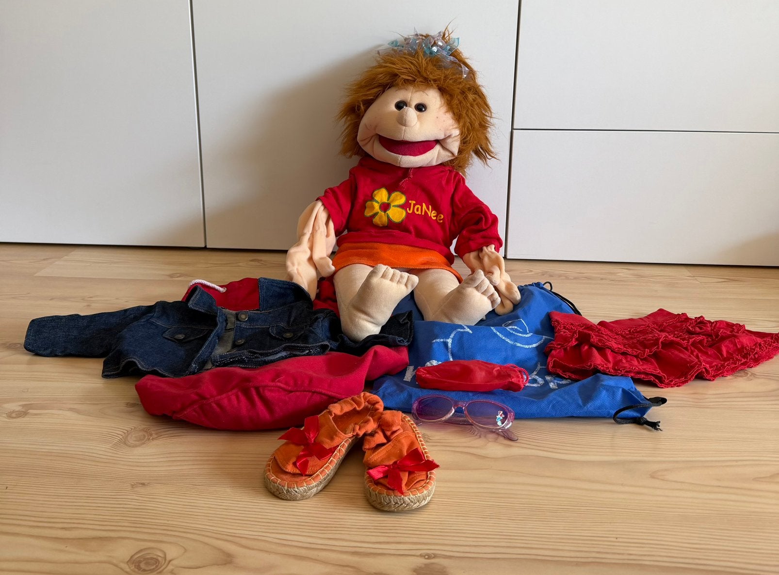 Living puppets, handpop JaNee, Ophalen, Zo goed als nieuw, Overige typen