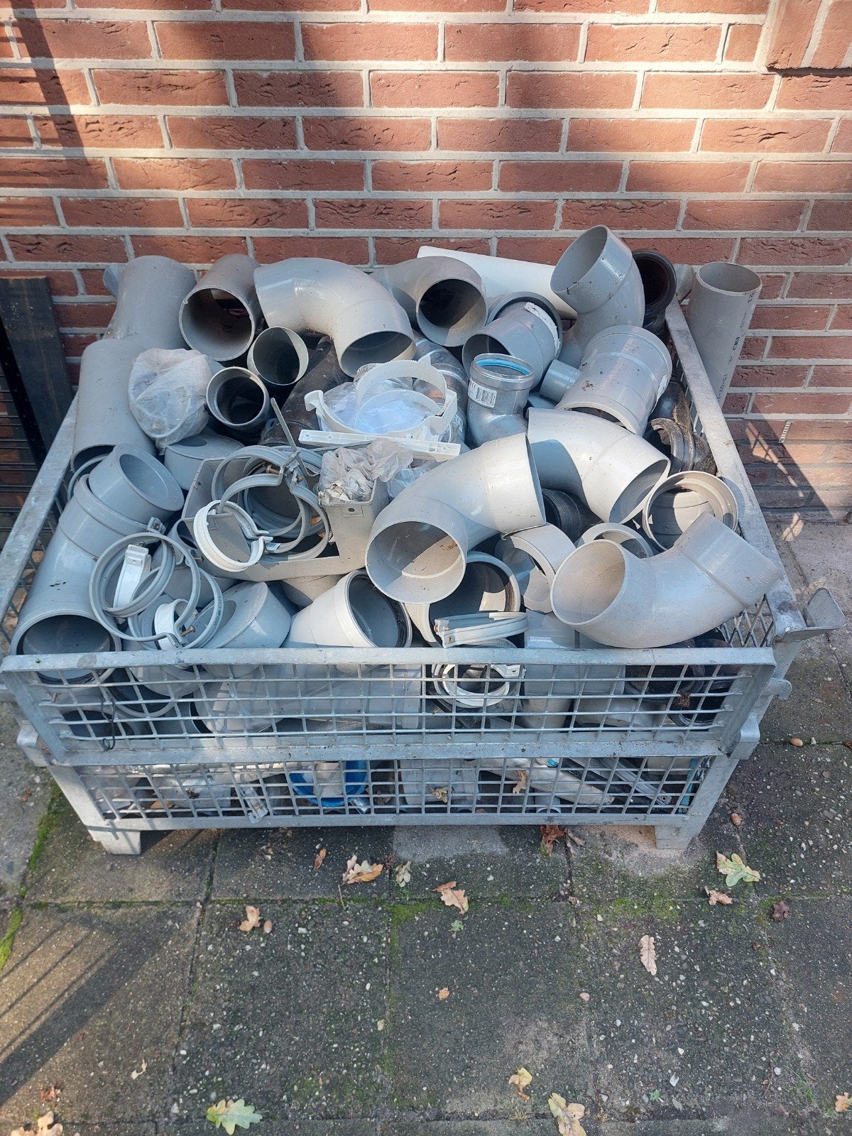 hulpstukken wavin rond 100 en 110 en 125 mm lijm en rubber, Ophalen, Bochten, Pvc, Nieuw
