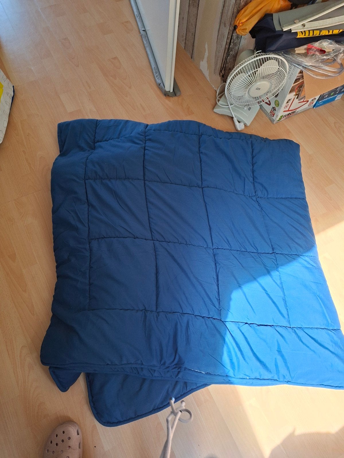 Uitwasbare deken lits-jumeaux - Blauw, Ophalen