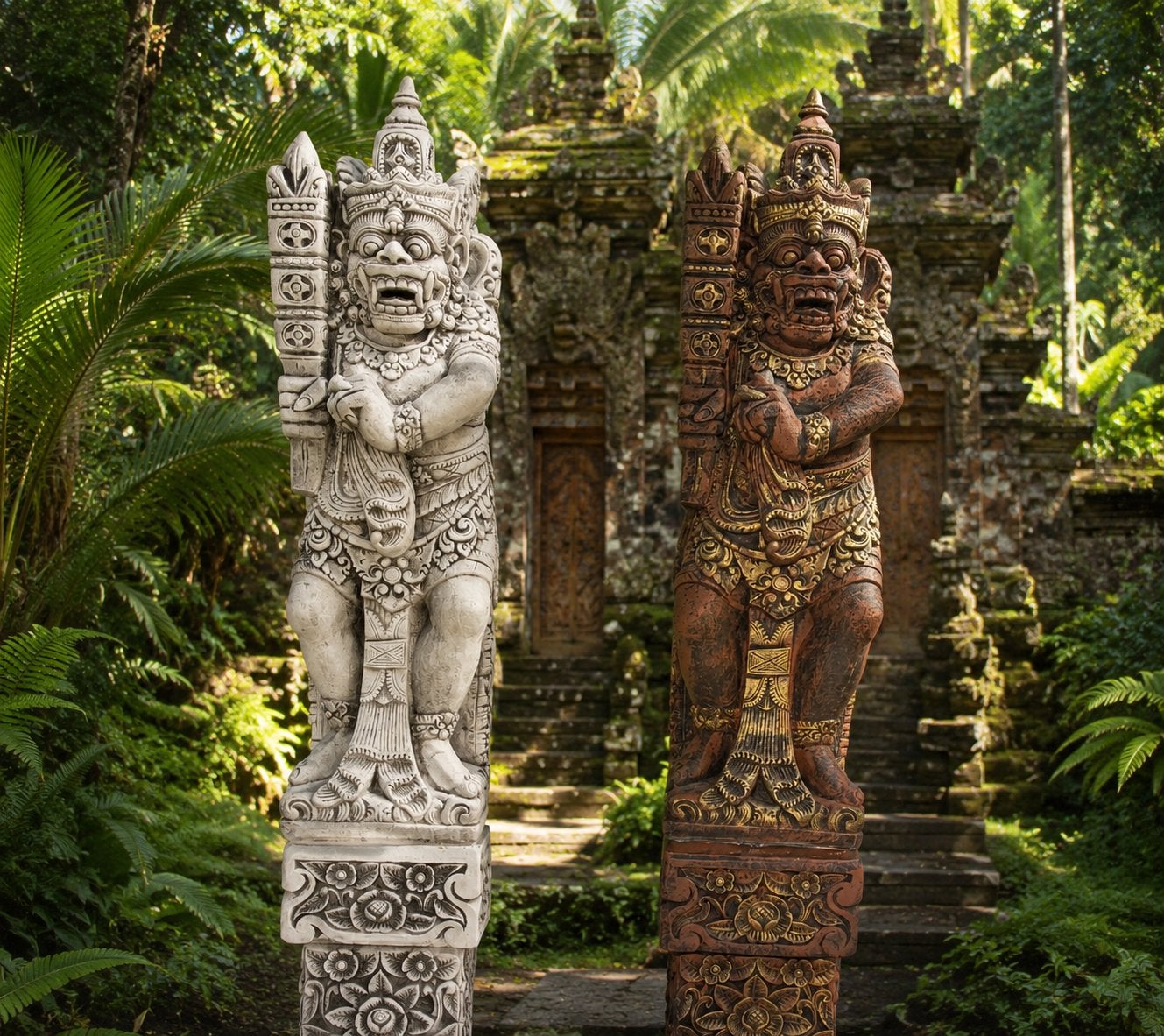 ‼️Bali-krijger 112cm 135kg Hanuman Garuda tempelkrijger‼️, Tuin en Terras, Ophalen of Verzenden, Nieuw, Beton, Overige typen