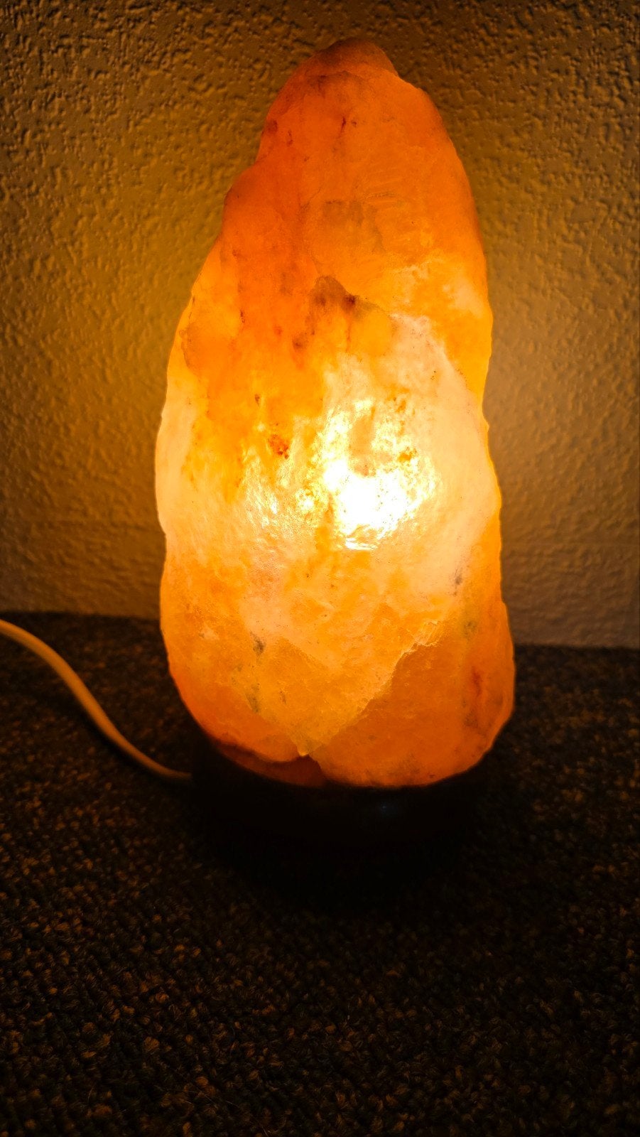Zoutlamp, Ophalen
