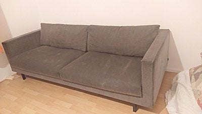 3 zit bank met slaapmoegelijkheid 220x100x80 cm bxdxh, Ophalen, Gebruikt, Rechte bank, Stof