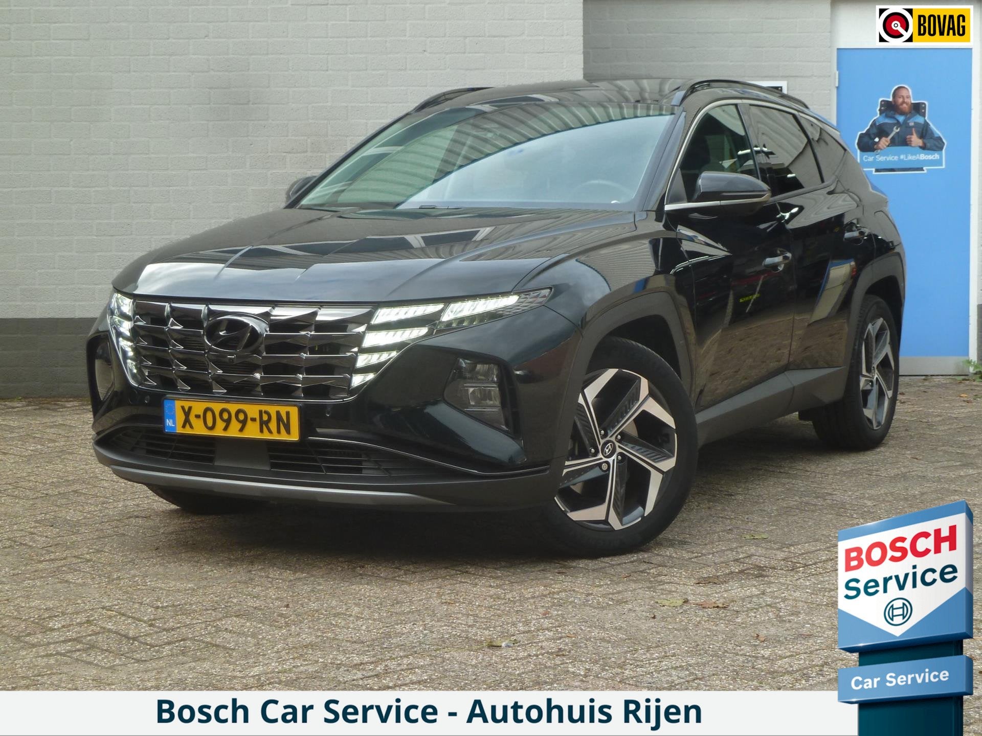 Hyundai Tucson 1.6 T-GDI PHEV 4WD|Panodak|Navi|Stoel/Stuurve, Auto's, Automaat, Stof, Gebruikt, 4 cilinders