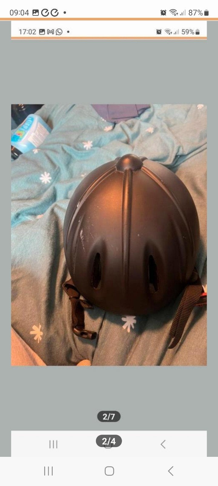 nette cap casco, Ophalen of Verzenden, Gebruikt, Dressuur, Rijhelm/cap