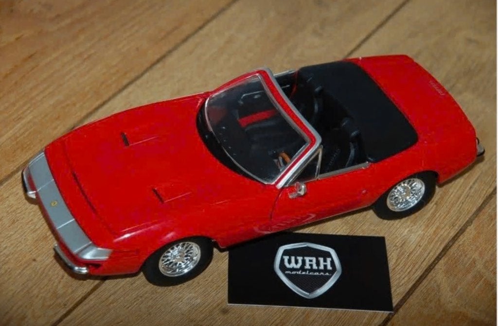 1:18 FERRARI 365 DAYTONA SPIDER red Hotwheels no box WRH, Verzenden, Zo goed als nieuw, Auto, Hot Wheels