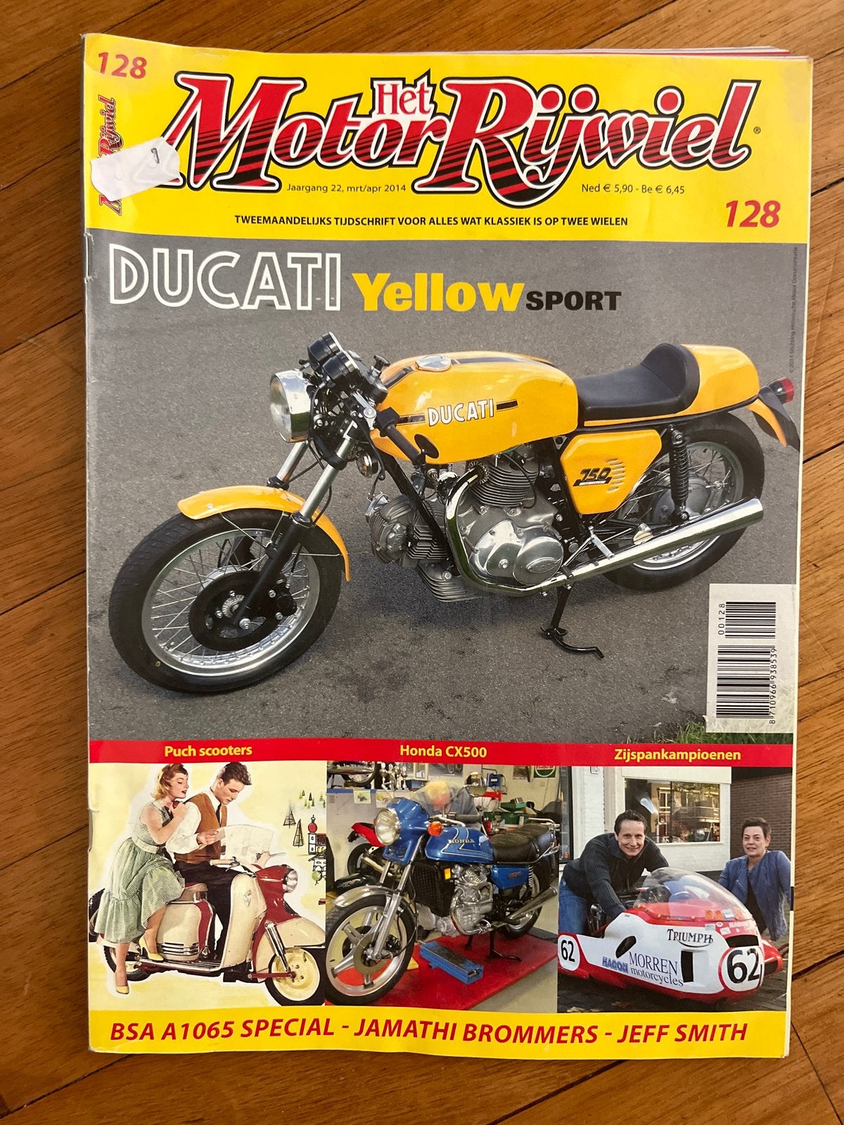 Het MotorRijwiel nr. 128 - Ducati Yellow Sport Jamathi, Ophalen of Verzenden, Zo goed als nieuw