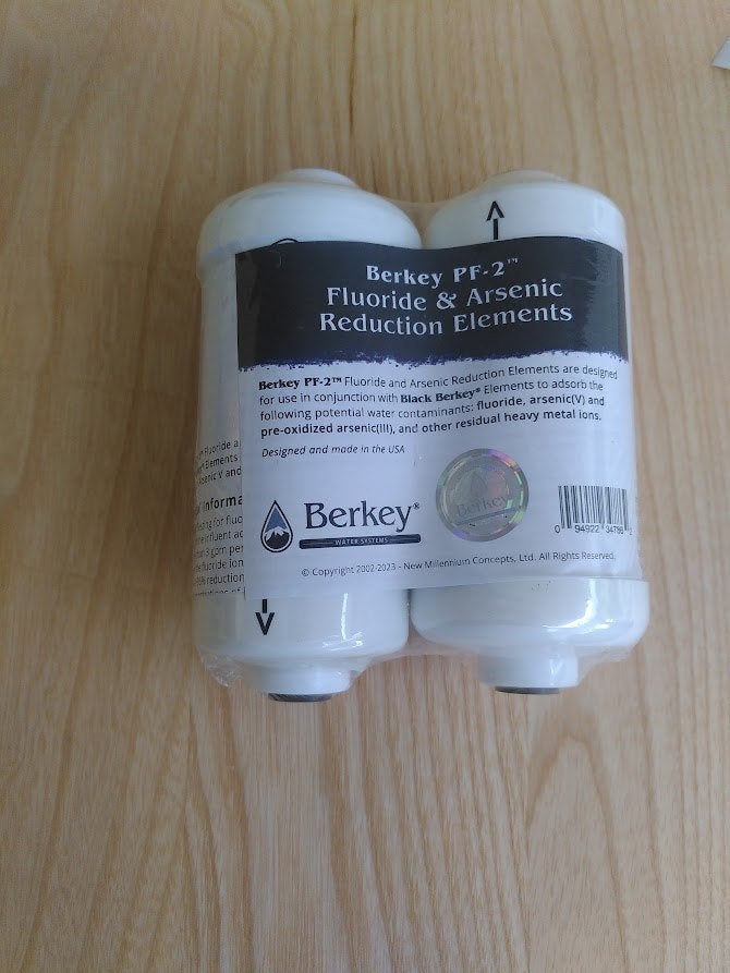 Berkey PF-2 Fluoride filters set, Ophalen of Verzenden, Nieuw, Magnetische wateronthardeer