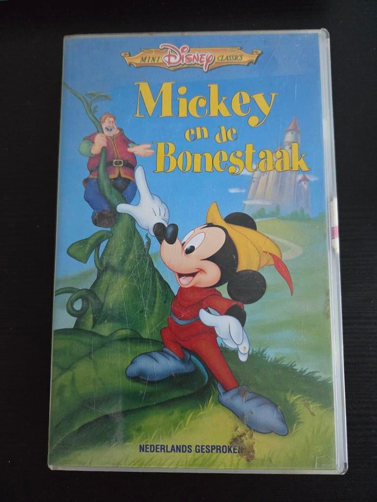 Disney Classics: Mickey en de Bonestaak (VHS), Ophalen, Gebruikt, Tekenfilm, Alle leeftijden