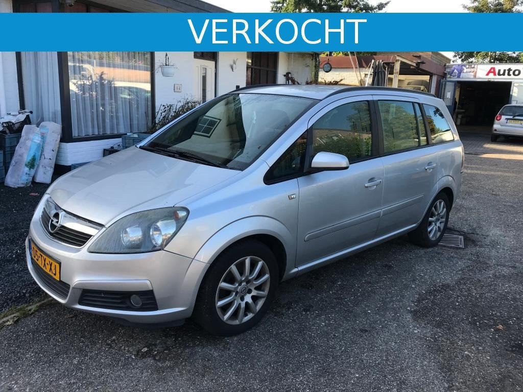 Opel Zafira 2.2 Temptation Automaat, Auto's, Stof, Gebruikt, Zwart, 4 cilinders