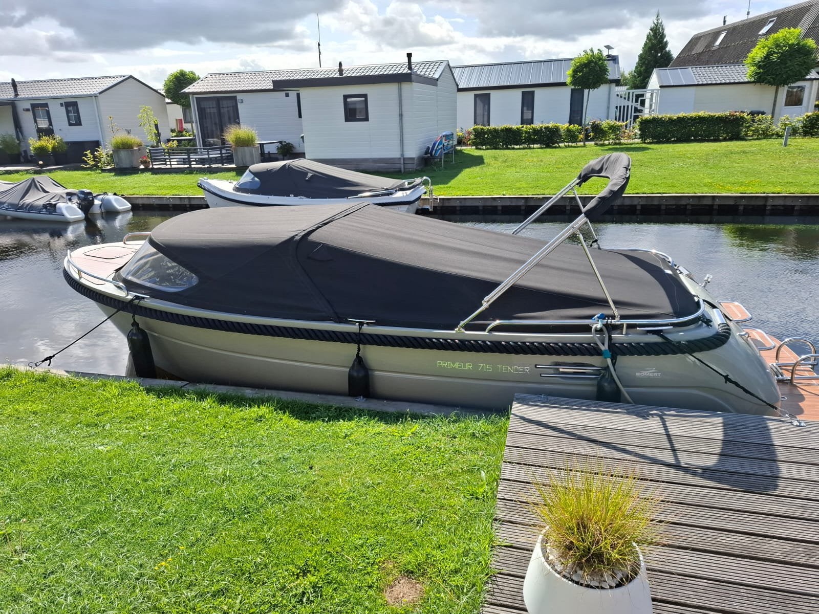 Primeur 715 steengrijs bj 2021, Tender, Gebruikt, 1.00 - 1.50 meter, Rondzit
