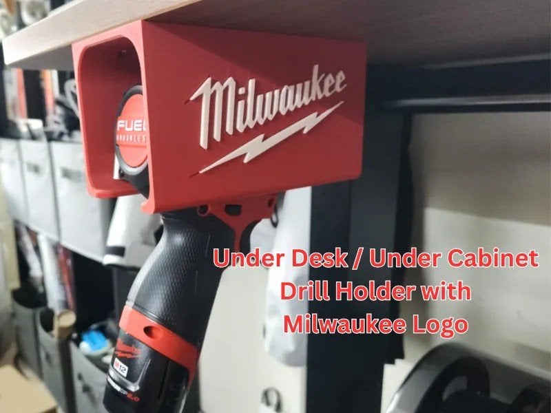 3D Geprinte Milwaukee Accuboormachine Houder