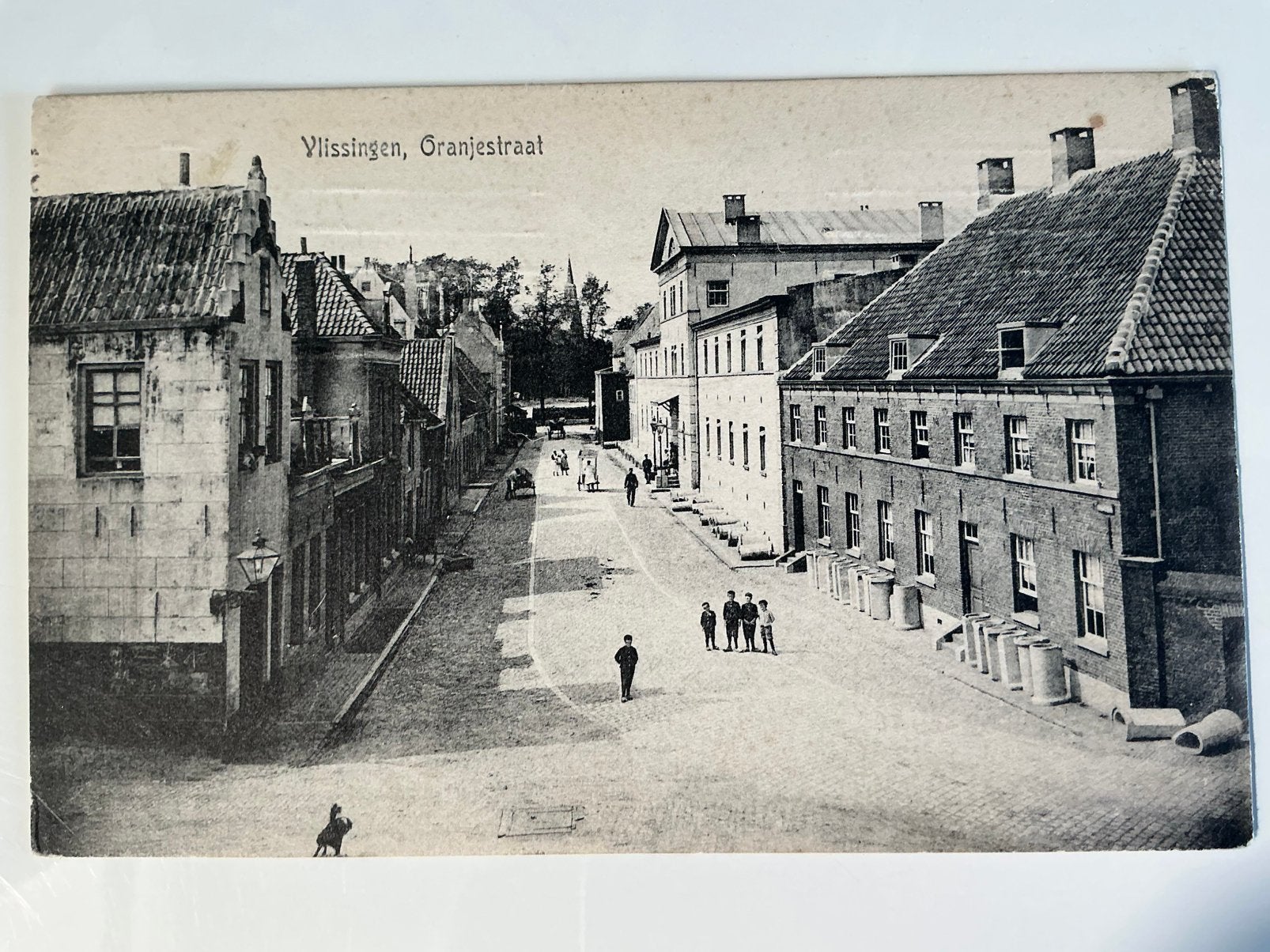 Vlissingen Oranjestraat aanleg riolering, Verzenden, Voor 1920, Gelopen, Zeeland
