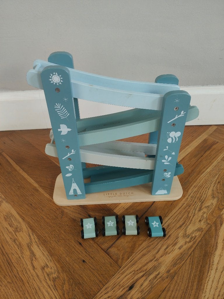 Little Dutch houten autobaan/rollerbaan, Kinderen en Baby's, Speelgoed | Houten speelgoed, Ophalen, Gebruikt