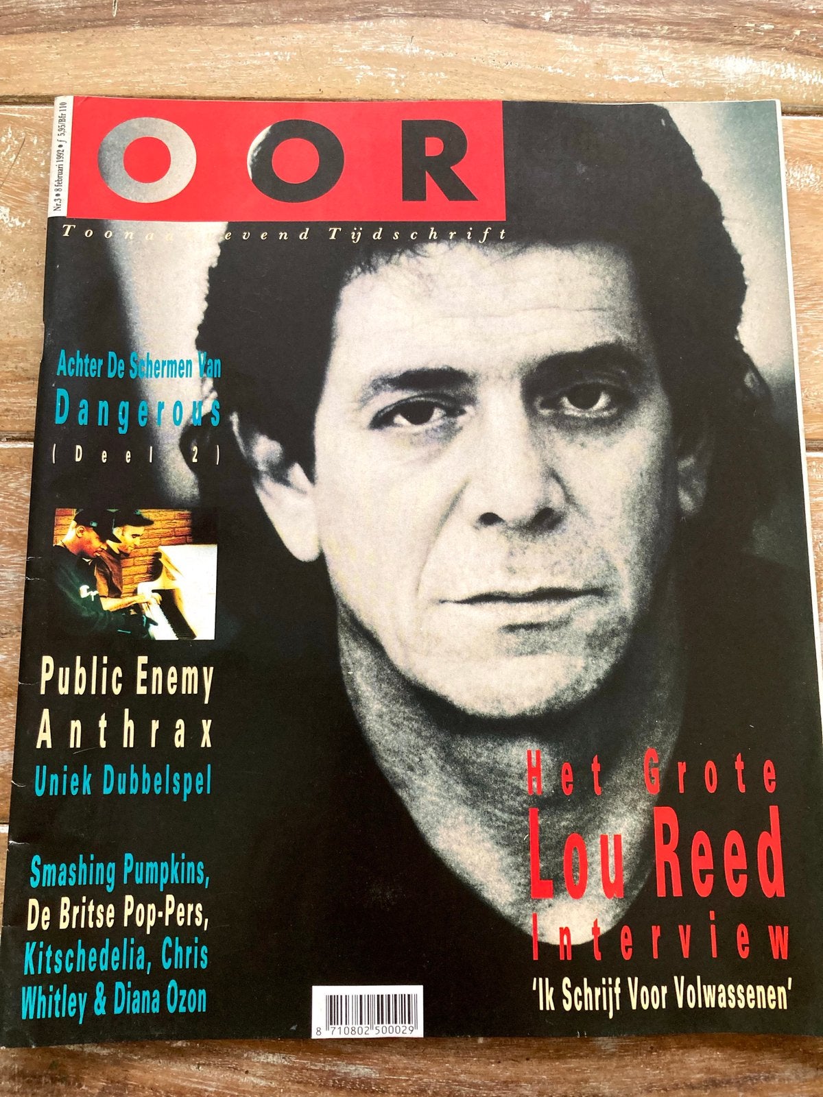 OOR Magazine 1992 MICHAEL JACKSON Smashing Pumpkins LOU REED, Ophalen of Verzenden, Zo goed als nieuw, Muziek, Film of Tv