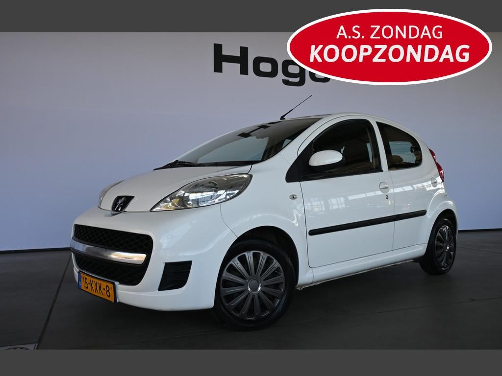 Peugeot 107 1.0-12V XS Airco Elektrisch Pakket! Goed Onderho, Stof, Gebruikt, 4 stoelen, Origineel Nederlands