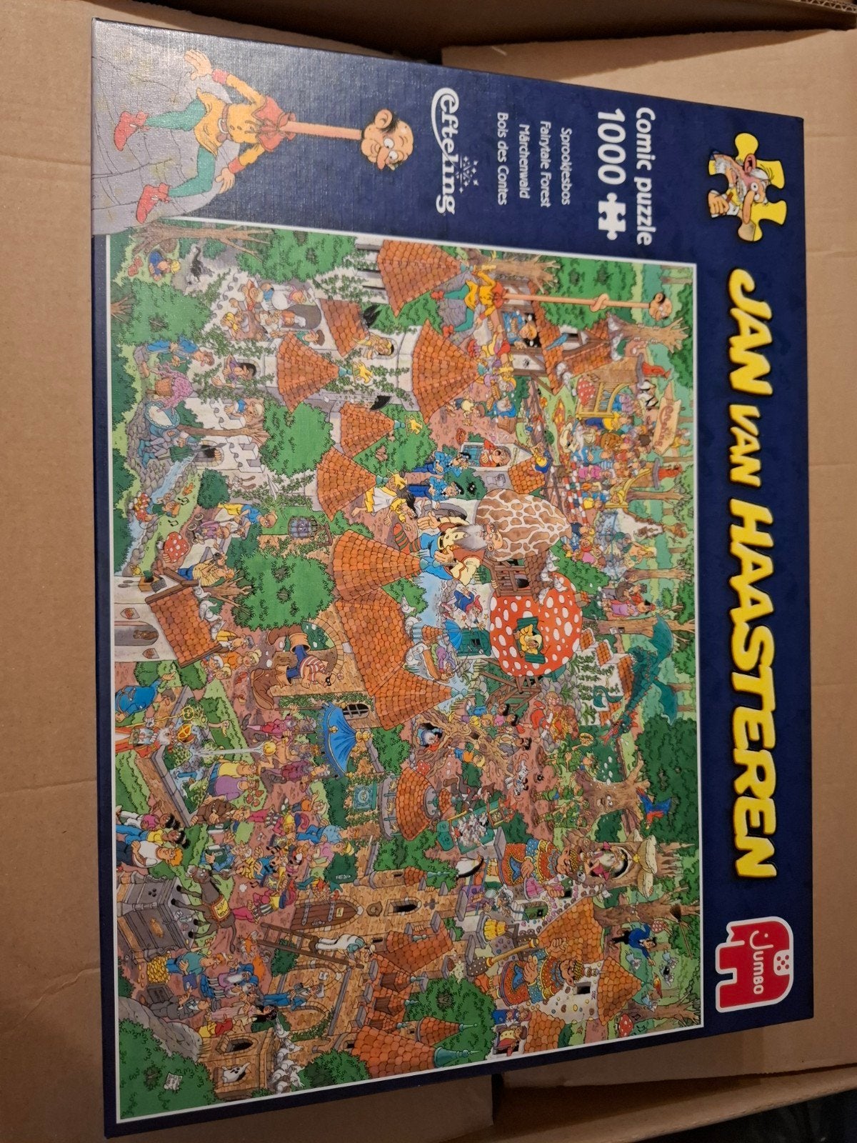 4 Jan van Haasteren puzzels, Ophalen of Verzenden, 500 t/m 1500 stukjes, Zo goed als nieuw