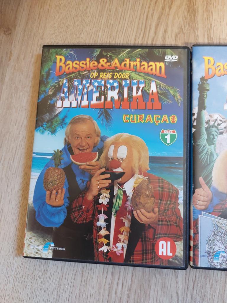Bassie en Adriaan op reis door Amerika dvd's, Alle leeftijden, Ophalen of Verzenden