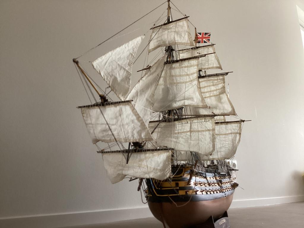 Modelschip HMS Victory ( deagostini), Hobby en Vrije tijd, Modelbouw | Boten en Schepen, Ophalen, Gebruikt, 1:50 tot 1:200, Overige merken