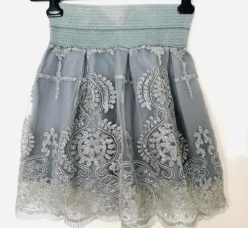 Zilverkleurige rok maat XS, Kleding | Dames, Rokken, Ophalen of Verzenden, Zo goed als nieuw, Maat 34 (XS) of kleiner, Grijs