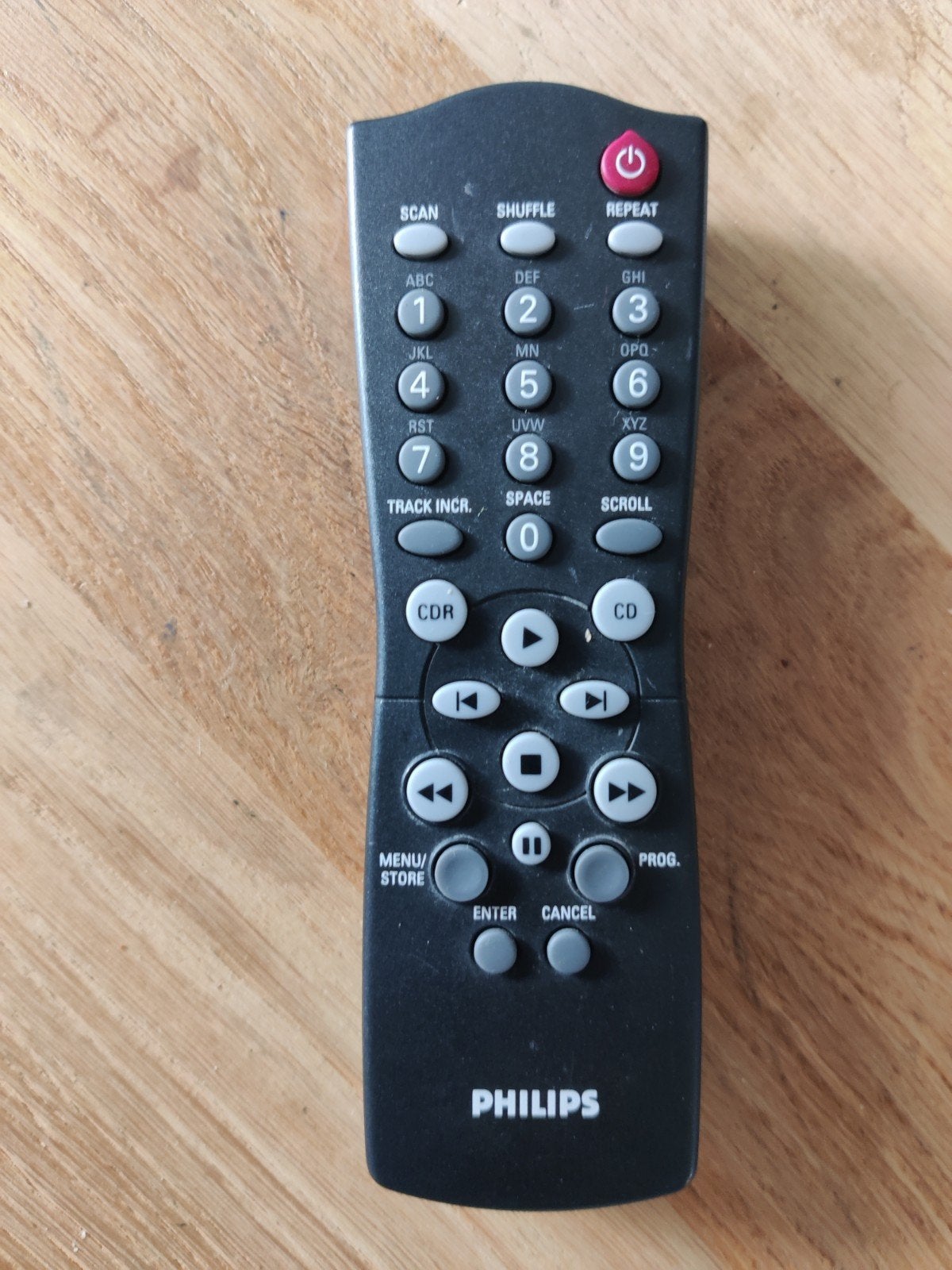 Philips RC 282921/01 Afstandsbediening, Ophalen of Verzenden, Gebruikt, Origineel, Mediaspeler