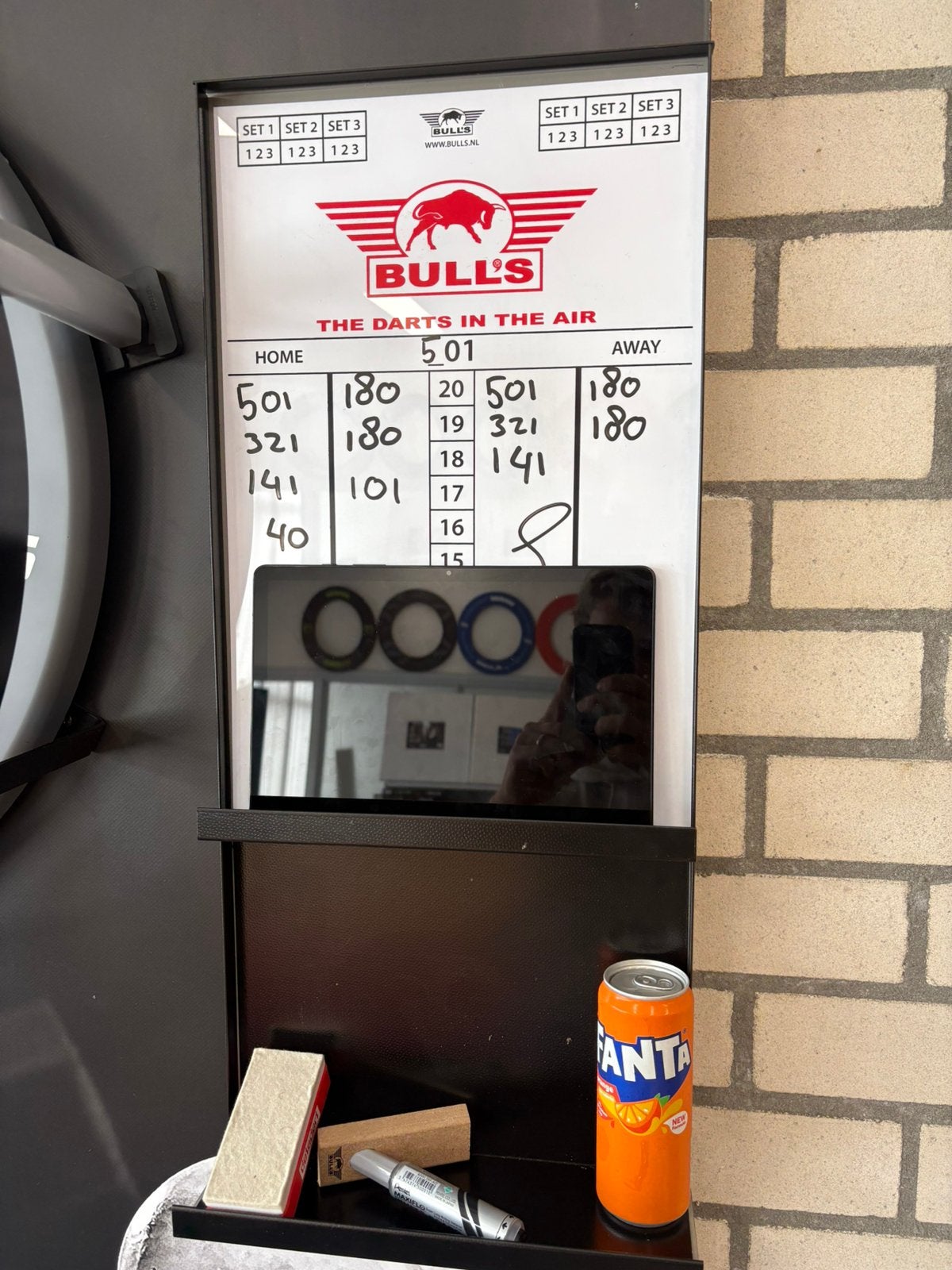 Darts schrijfbord met tablet en beker houders, Hoofdstraat 96A, Overige typen, Nieuw, Ophalen of Verzenden
