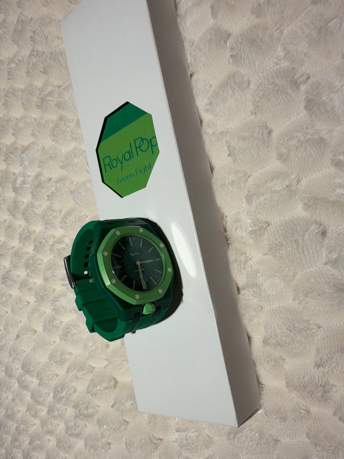 AP Swatch Royal Pop Green Light horloge compleet, Kunststof, Polshorloge, Swatch, Nieuw