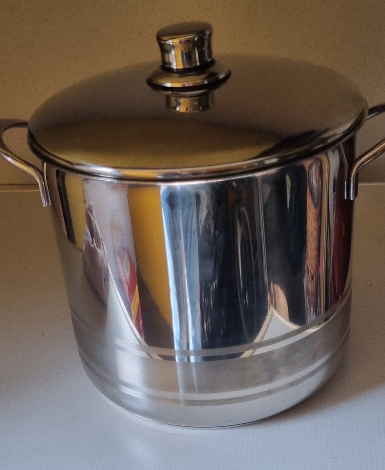 Soeppan 10 liter, Ophalen of Verzenden, Zo goed als nieuw, Rvs