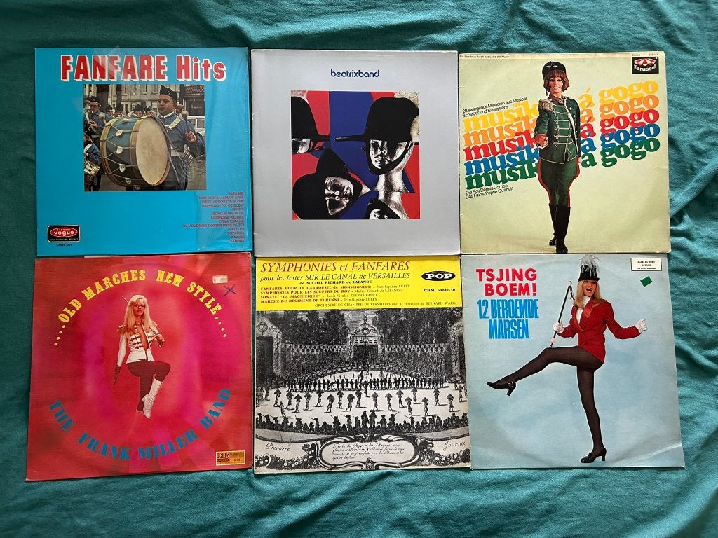 15 LP's Fanfare divers (ook per stuk te koop), LP, Gebruikt, Overige genres, Ophalen of Verzenden