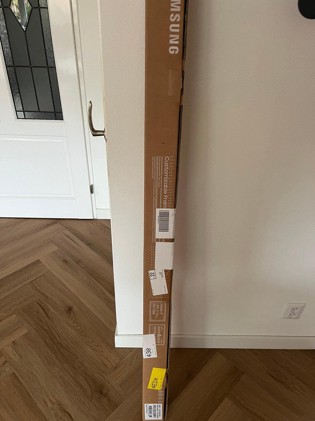 Samsung The Frame 65 inch lijst blanco/white, Ophalen of Verzenden, Nieuw