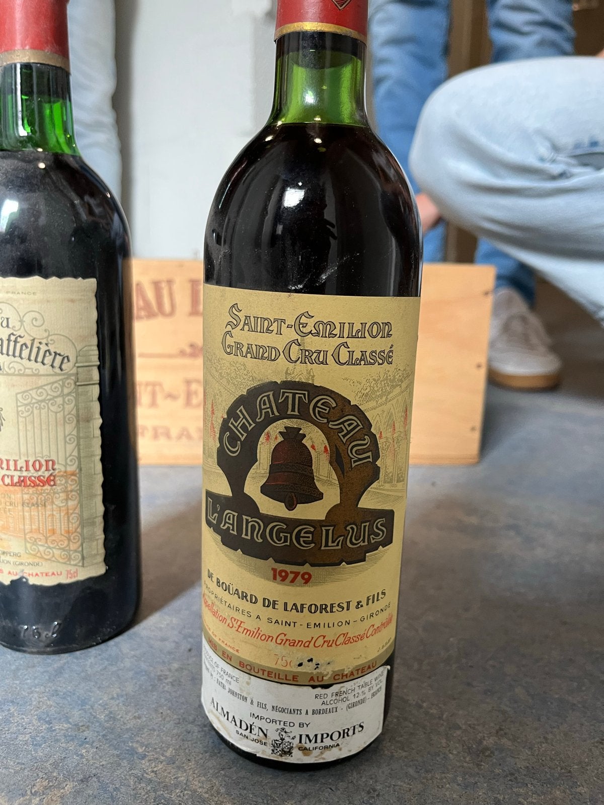 8 flessen Saint-Emilion Grand Cru Classé 1979, Ophalen, Gebruikt, Frankrijk, Rode wijn