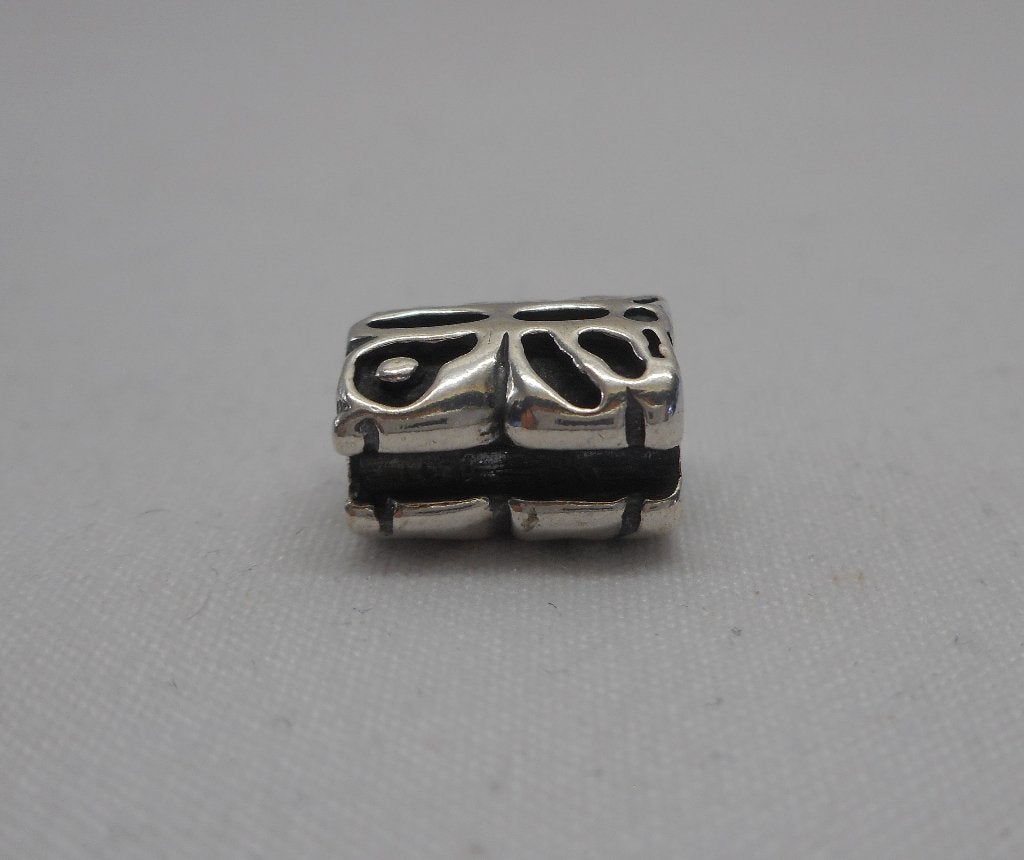 Zilveren royale Tedora bedel vlinder nr.1409, Verzenden, Zo goed als nieuw, Tedora, 1 bedel
