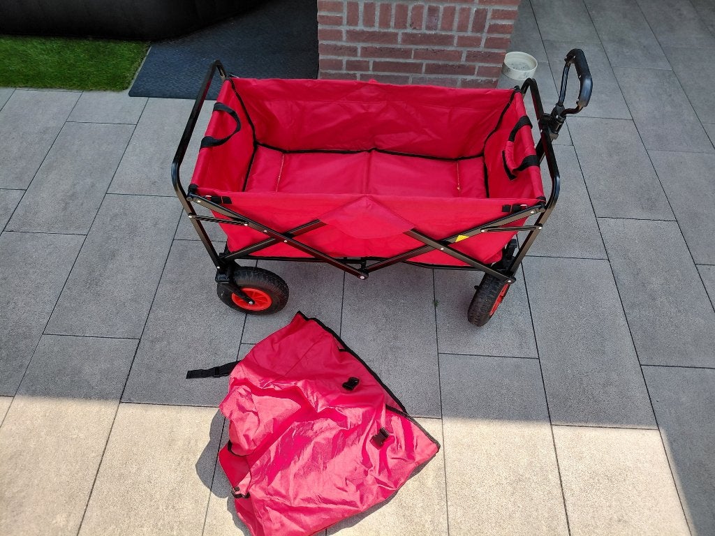 bolderwagen makkelijk te vervoeren, Ophalen of Verzenden, Zo goed als nieuw