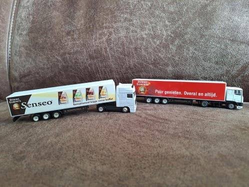 2 Douwe Egberts vrachtwagens - Senseo en Puur Genieten, Ophalen of Verzenden, Gebruikt, Bus of Vrachtwagen