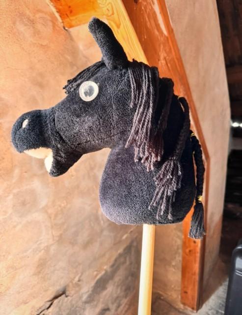 Mooie zwarte hobbyhorse, Ophalen of Verzenden, Zo goed als nieuw