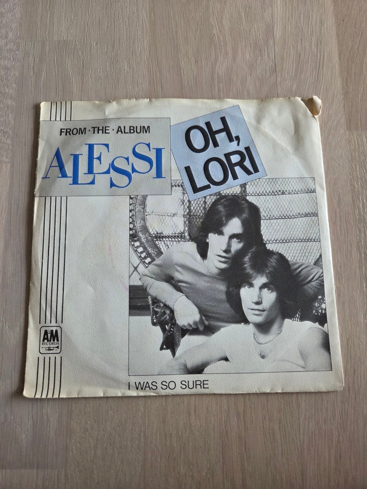 Alessi - Oh, Lori / I Was So Sure (7 inch single), Gebruikt, 7 inch, Ophalen of Verzenden, Pop