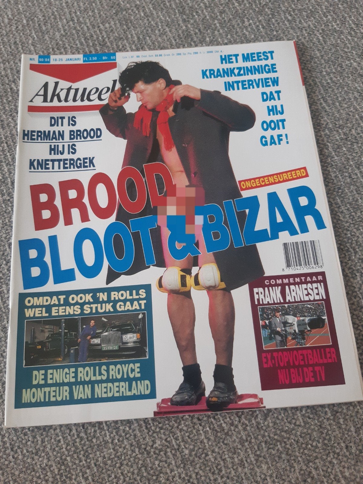 4.Aktueel 1990. Herman Brood. Meatloaf. Dolph Lundgren. De n, Verzenden, 1980 tot heden, Tijdschrift