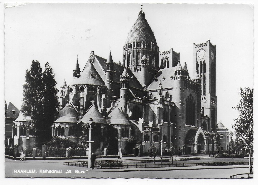 Haarlem St Bavo Gelopen Ansichtkaart ( B4640 ), Ophalen of Verzenden, 1980 tot heden, Gelopen, Noord-Holland
